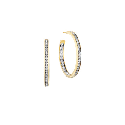Slimline Hoop Earrings-Jewelry-Nighthorse-Sorrel Sky Gallery
