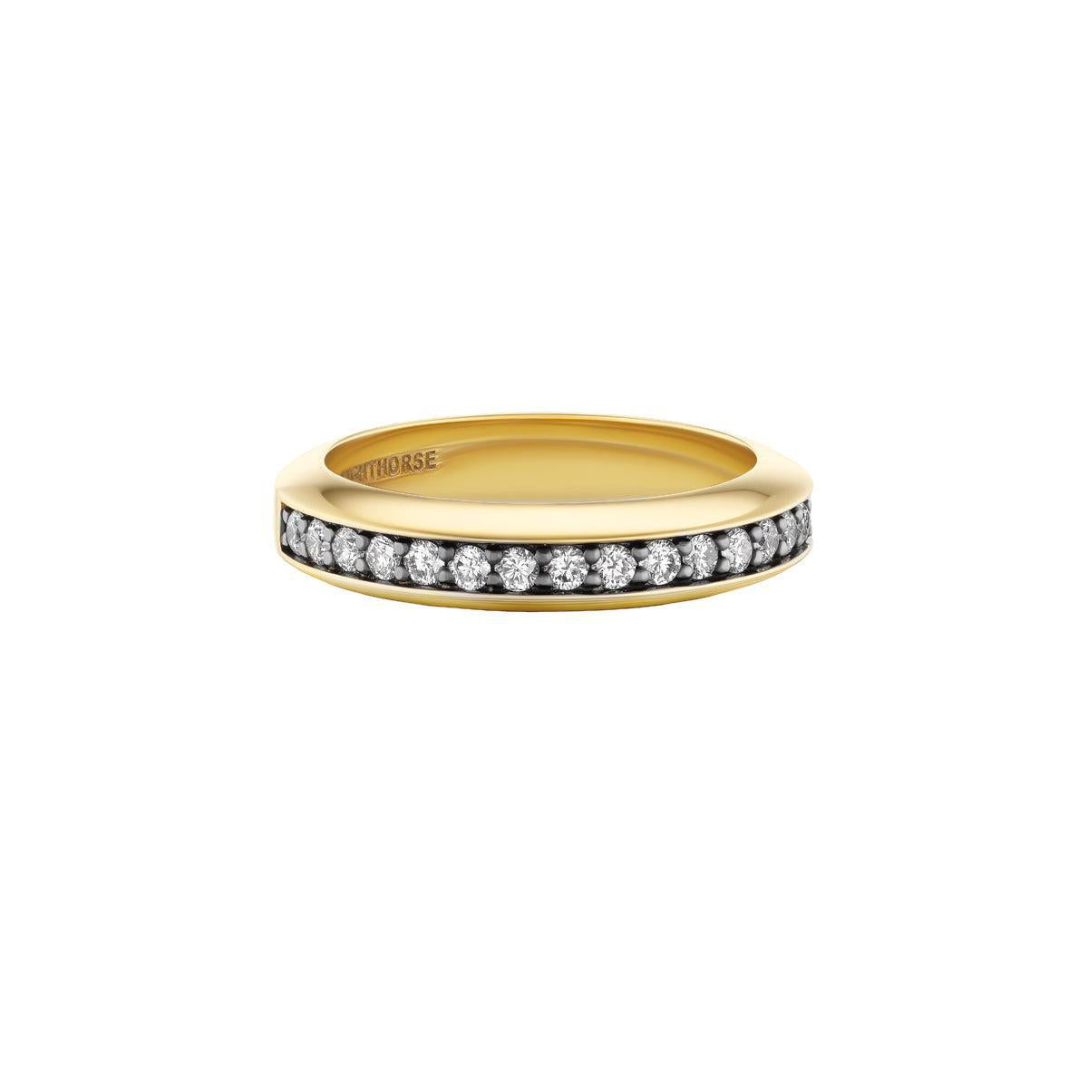 Slimline Ring (Diamonds)-Jewelry-Nighthorse-Sorrel Sky Gallery