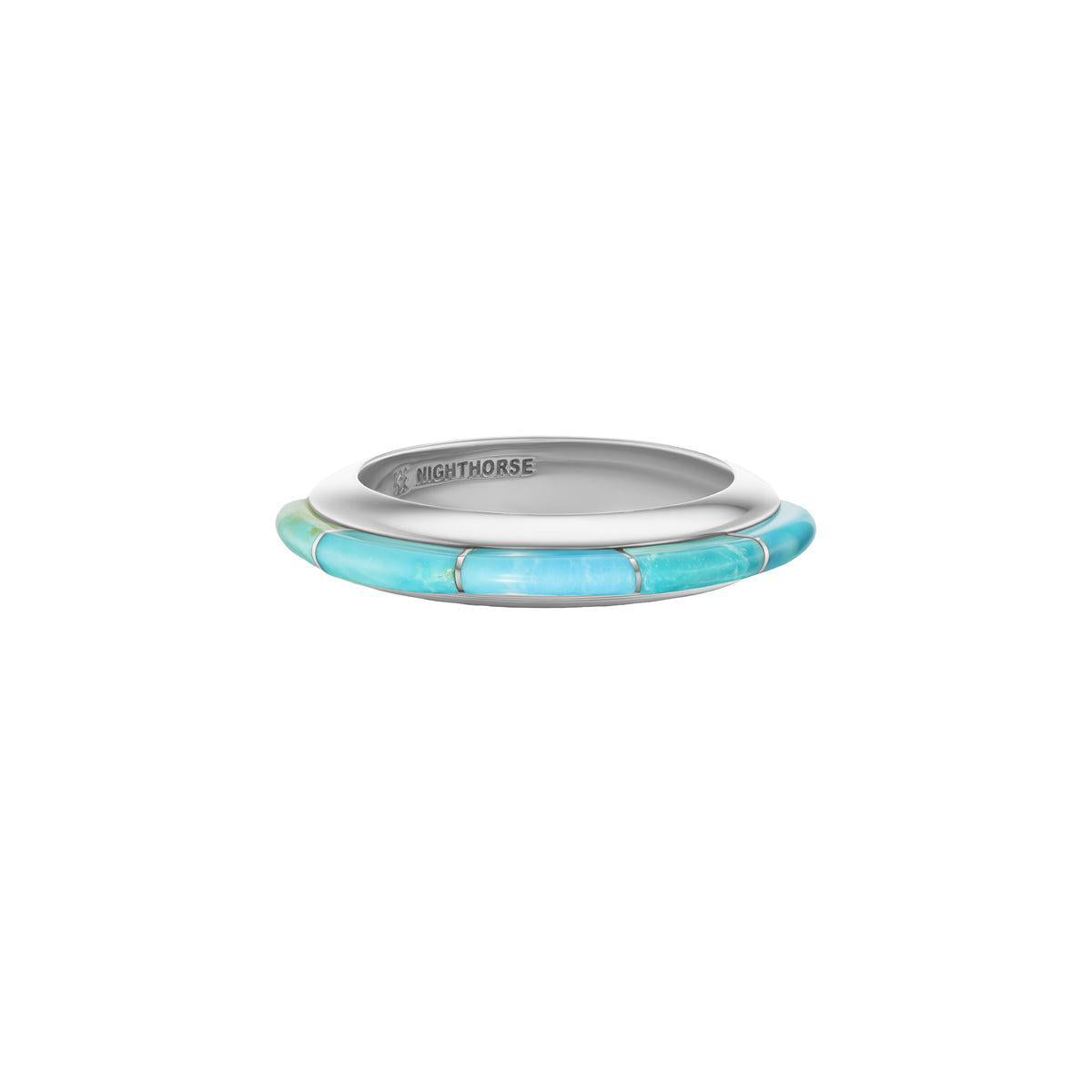 Slimline Ring (Turquoise)-Jewelry-Nighthorse-Sorrel Sky Gallery
