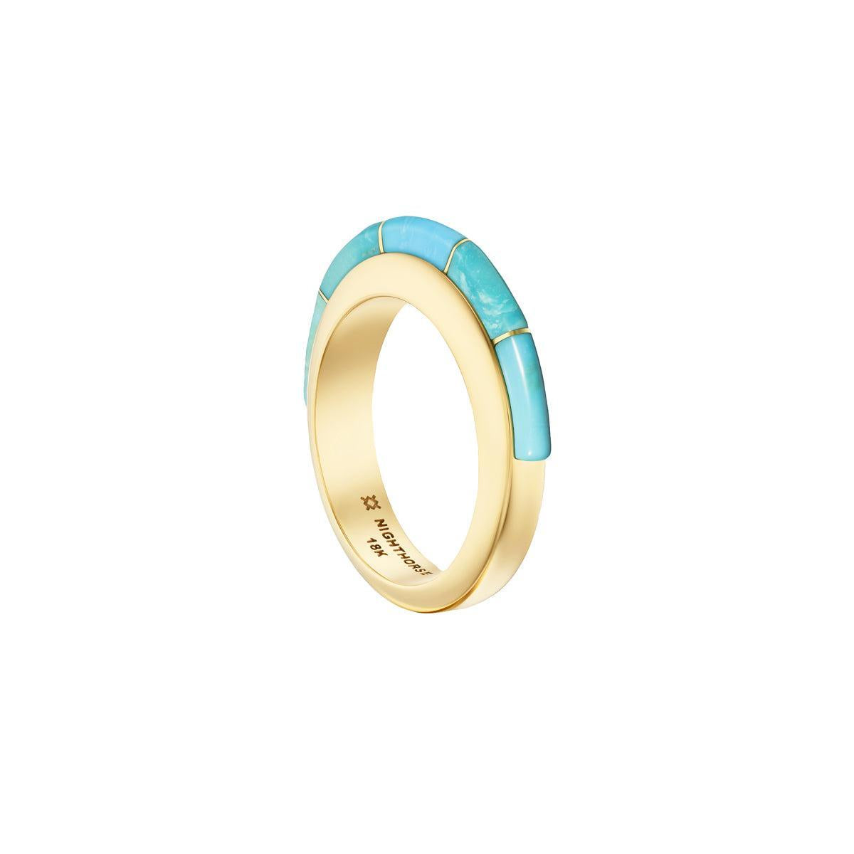 Slimline Ring (Turquoise)-Jewelry-Nighthorse-Sorrel Sky Gallery