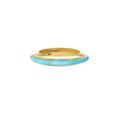 Slimline Ring (Turquoise)-Jewelry-Nighthorse-Sorrel Sky Gallery