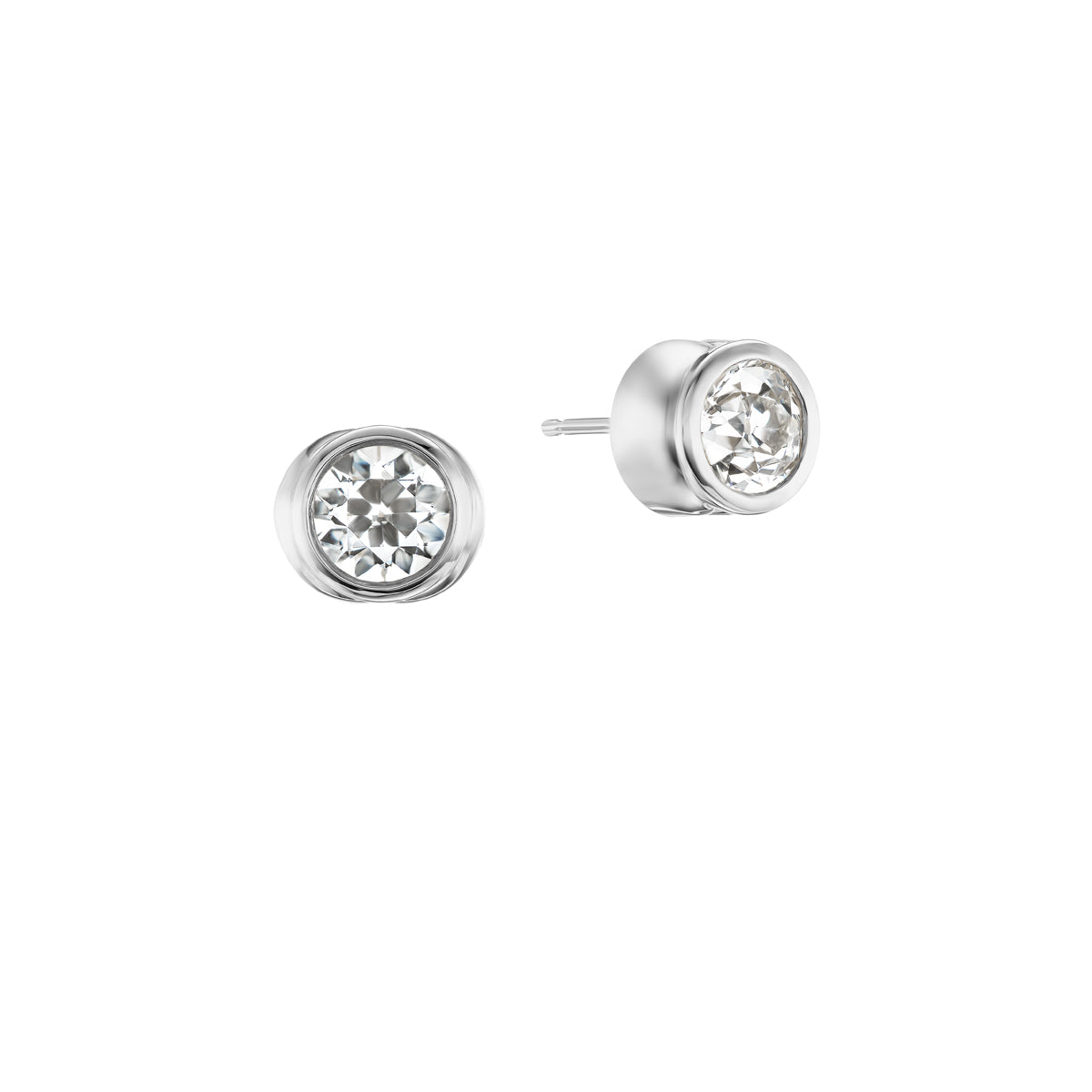 Tennis Diamond Stud Earrings-Jewelry-Nighthorse-Sorrel Sky Gallery