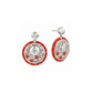 Galaxy Earrings (Coral)-jewelry-Nighthorse-Sorrel Sky Gallery