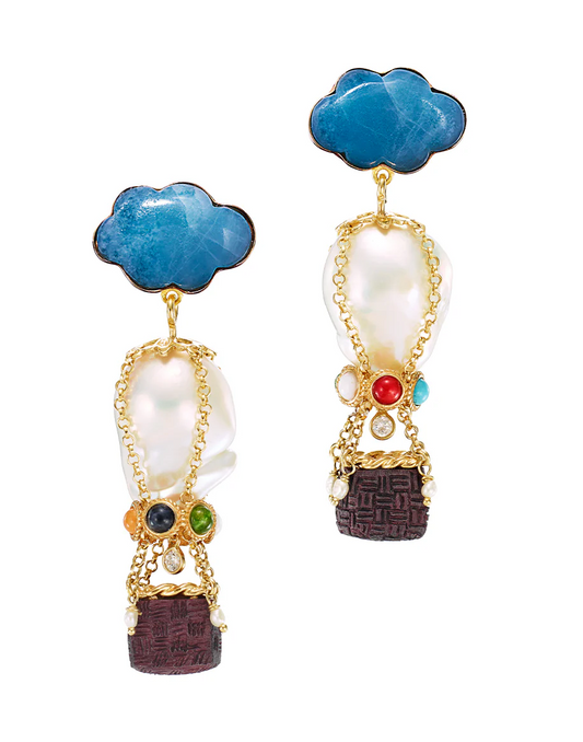 Hot Air Balloon Earrings-Jewelry-Of Rare Origin-Sorrel Sky Gallery