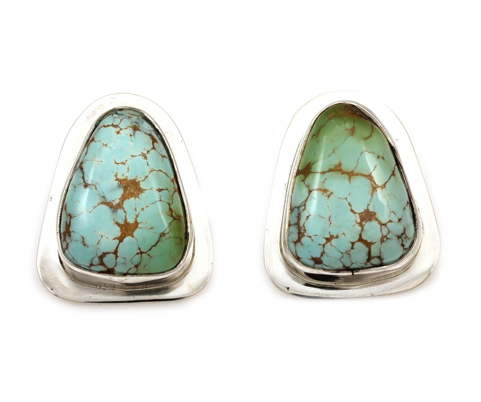 #8 Turquoise Stud Earrings-Jewelry-Pam Springall-Sorrel Sky Gallery