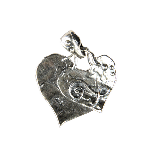Double Heart Pendant-Jewelry-Pam Springall-Sorrel Sky Gallery