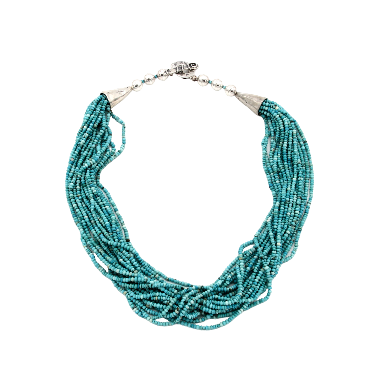 Multi Strand Turquoise Necklace-Jewelry-Pam Springall-Sorrel Sky Gallery