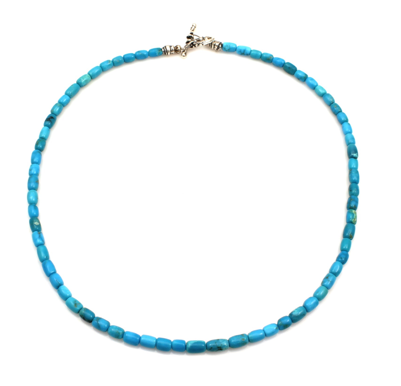 Nacozari Turquoise Single Strand Necklace-Jewelry-Pam Springall-Sorrel Sky Gallery