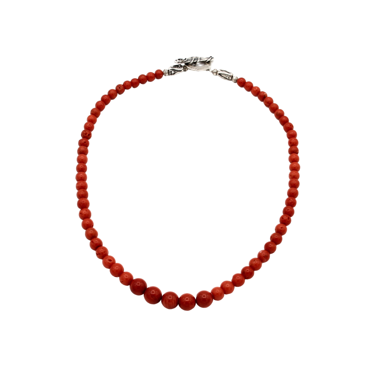 Single Strand Coral Necklace-Jewelry-Pam Springall-Sorrel Sky Gallery