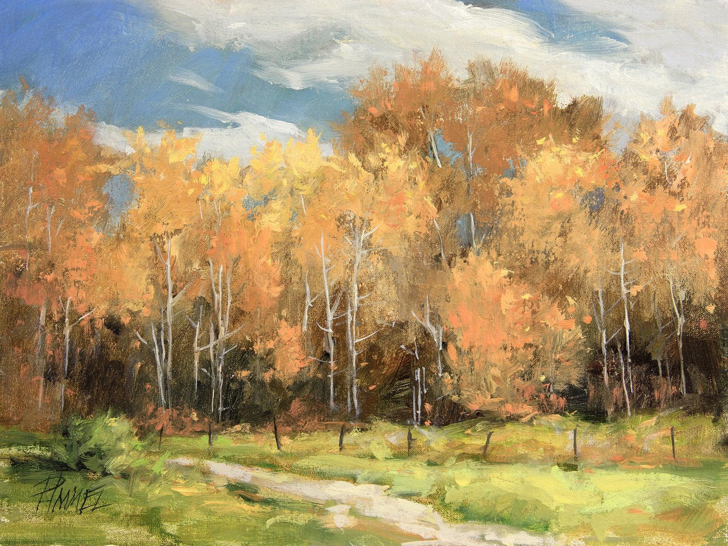 Autumn Has Arrived-Painting-Peggy Immel-Sorrel Sky Gallery