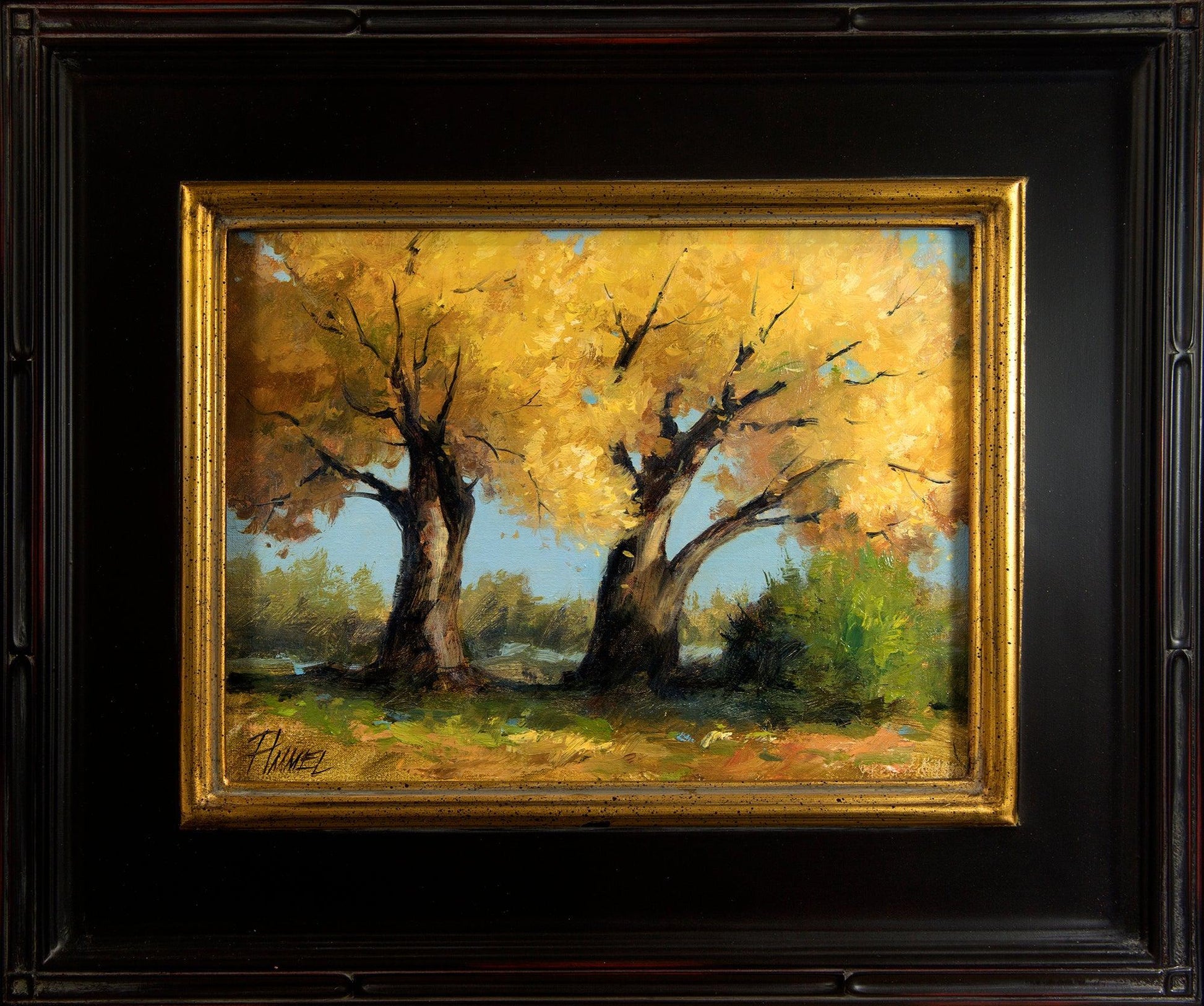 Couple of Cottonwoods-Painting-Peggy Immel-Sorrel Sky Gallery