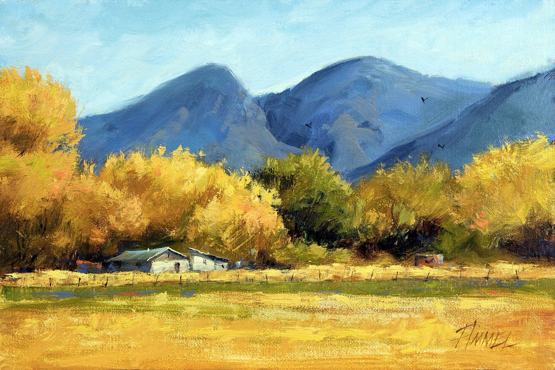 Fall in Taos-Painting-Peggy Immel-Sorrel Sky Gallery