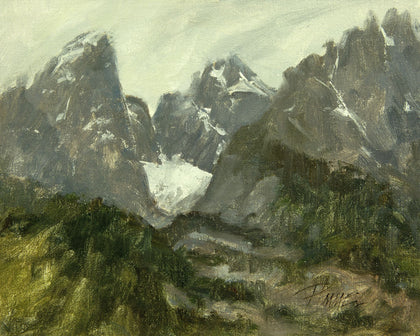 Gunsight Notch-Painting-Peggy Immel-Sorrel Sky Gallery