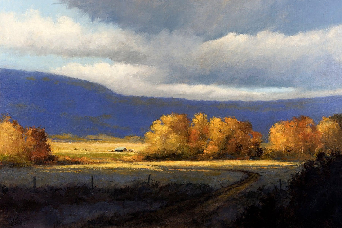 October Finale-Painting-Peggy Immel-Sorrel Sky Gallery