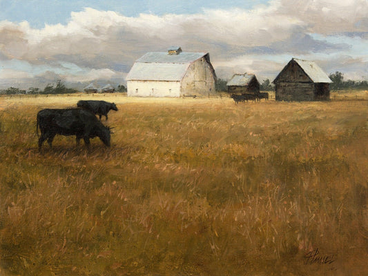 Prime Pasture-Painting-Peggy Immel-Sorrel Sky Gallery