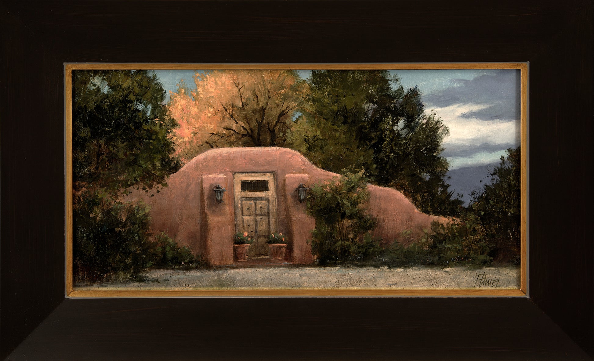 Santa Fe Entrada-Painting-Peggy Immel-Sorrel Sky Gallery