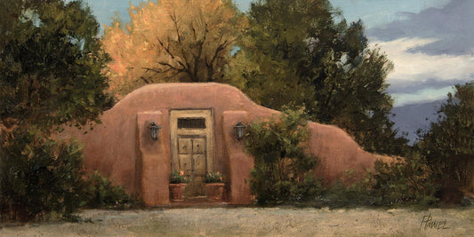 Santa Fe Entrada-Painting-Peggy Immel-Sorrel Sky Gallery
