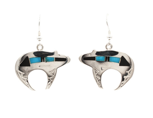 Heartline Bear Earrings-Jewelry-Ray Tracey-Sorrel Sky Gallery