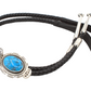 Kingman Turquoise and Meteorite Bolo Tie-Jewelry-Ray Tracey-Sorrel Sky Gallery