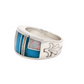 Kingman and Opal Inlaid Ring-Jewelry-Ray Tracey-Sorrel Sky Gallery