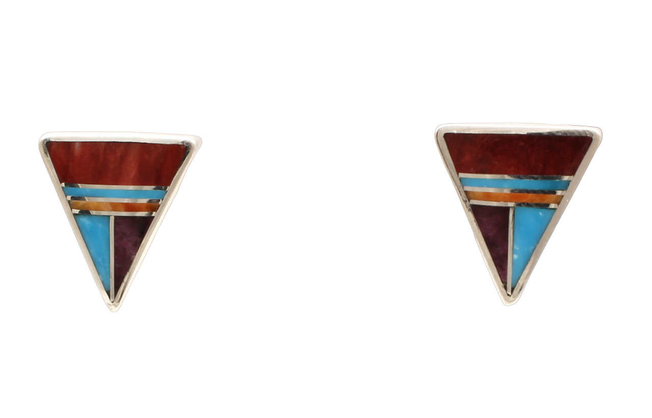Small Triangle Post Earrings-Jewelry-Ray Tracey-Sorrel Sky Gallery