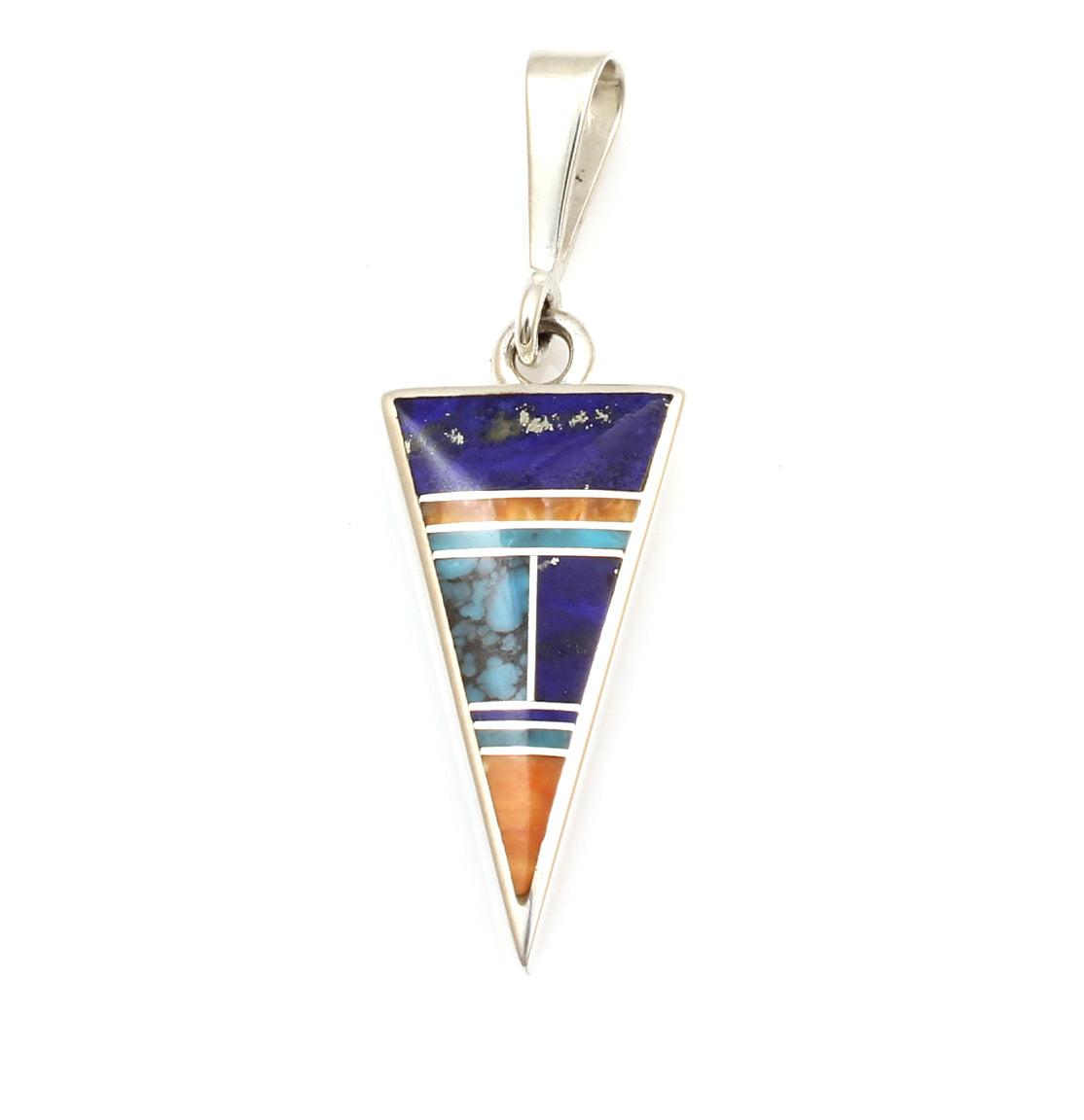Triangle Inlay Pendant-Jewelry-Ray Tracey-Sorrel Sky Gallery