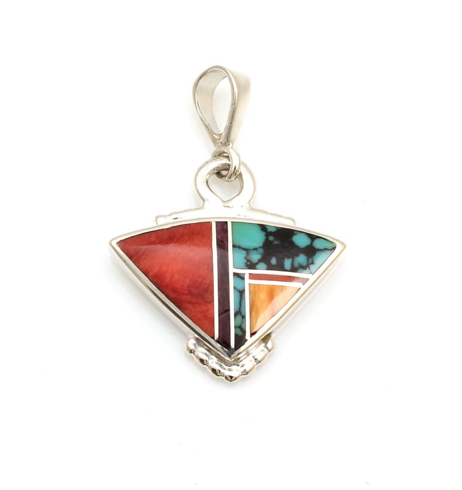 Triangular Inlay Pendant-Jewelry-Ray Tracey-Sorrel Sky Gallery