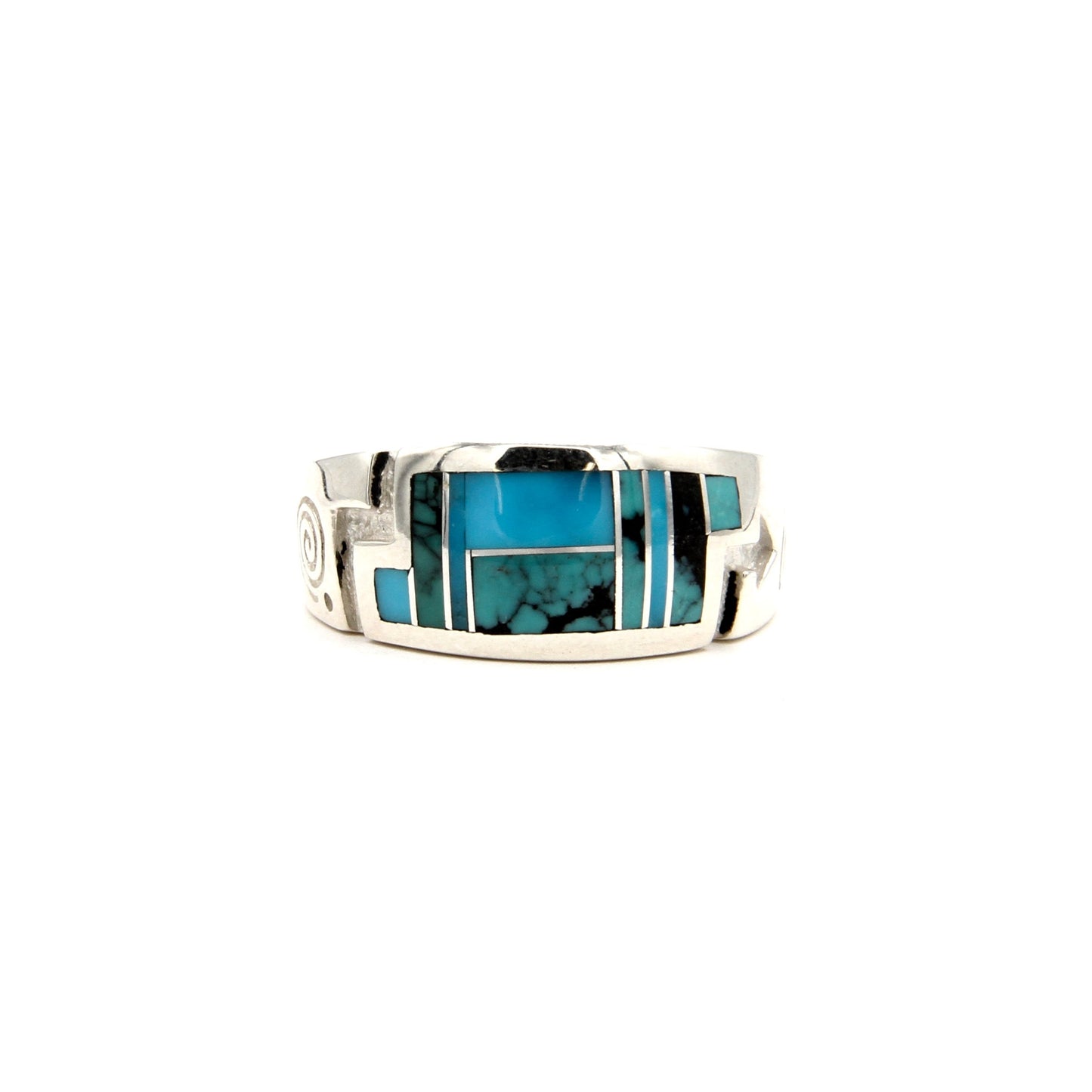 Turquoise Inlay Ring-Jewelry-Ray Tracey-Sorrel Sky Gallery