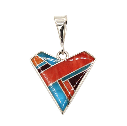 V Inlay Pendant-Jewelry-Ray Tracey-Sorrel Sky Gallery