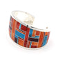 Wide Inlaid Cuff Bracelet-Jewelry-Ray Tracey-Sorrel Sky Gallery