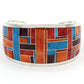 Wide Inlaid Cuff Bracelet-Jewelry-Ray Tracey-Sorrel Sky Gallery