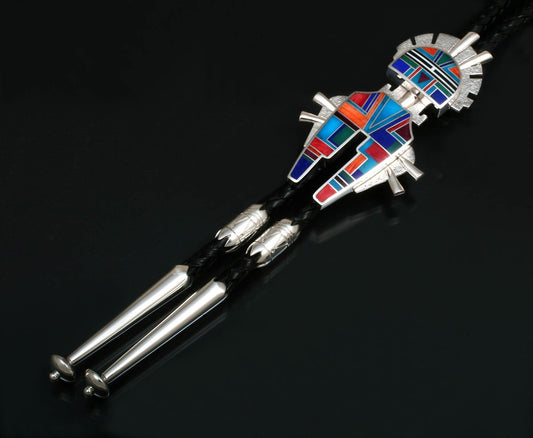 Ye Inlaid Bolo Tie-Jewelry-Ray Tracey-Sorrel Sky Gallery