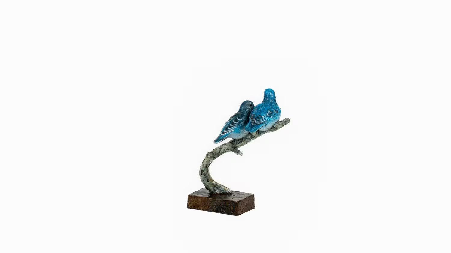 Blue Birds – Faithful Companion-Sculpture-Rip Caswell-Sorrel Sky Gallery
