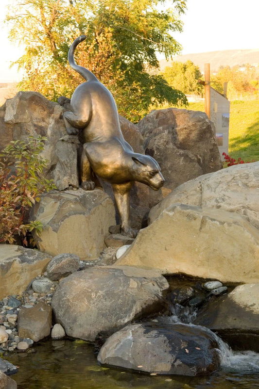 Cougar-Sculpture-Rip Caswell-Sorrel Sky Gallery