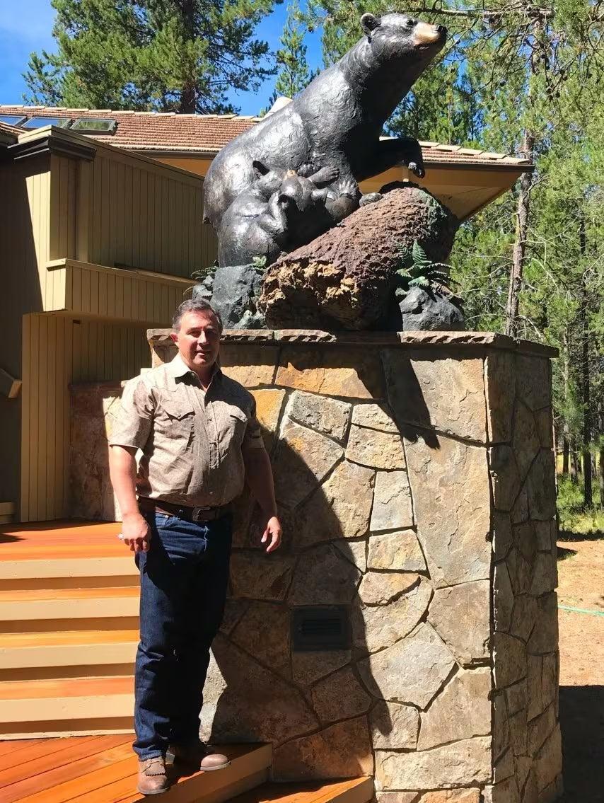 Double Trouble - Monumental-Sculpture-Rip Caswell-Sorrel Sky Gallery