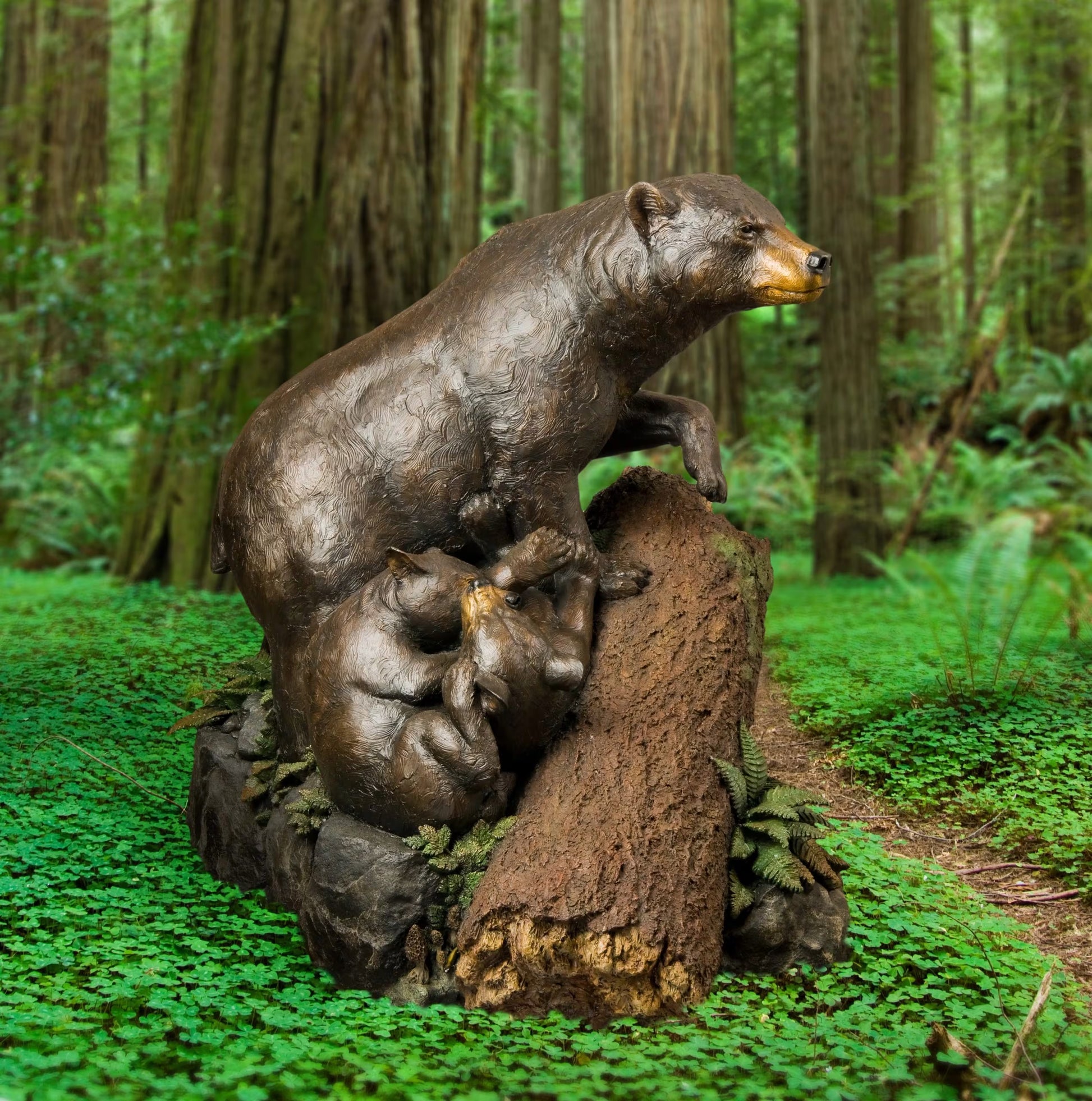 Double Trouble - Monumental-Sculpture-Rip Caswell-Sorrel Sky Gallery