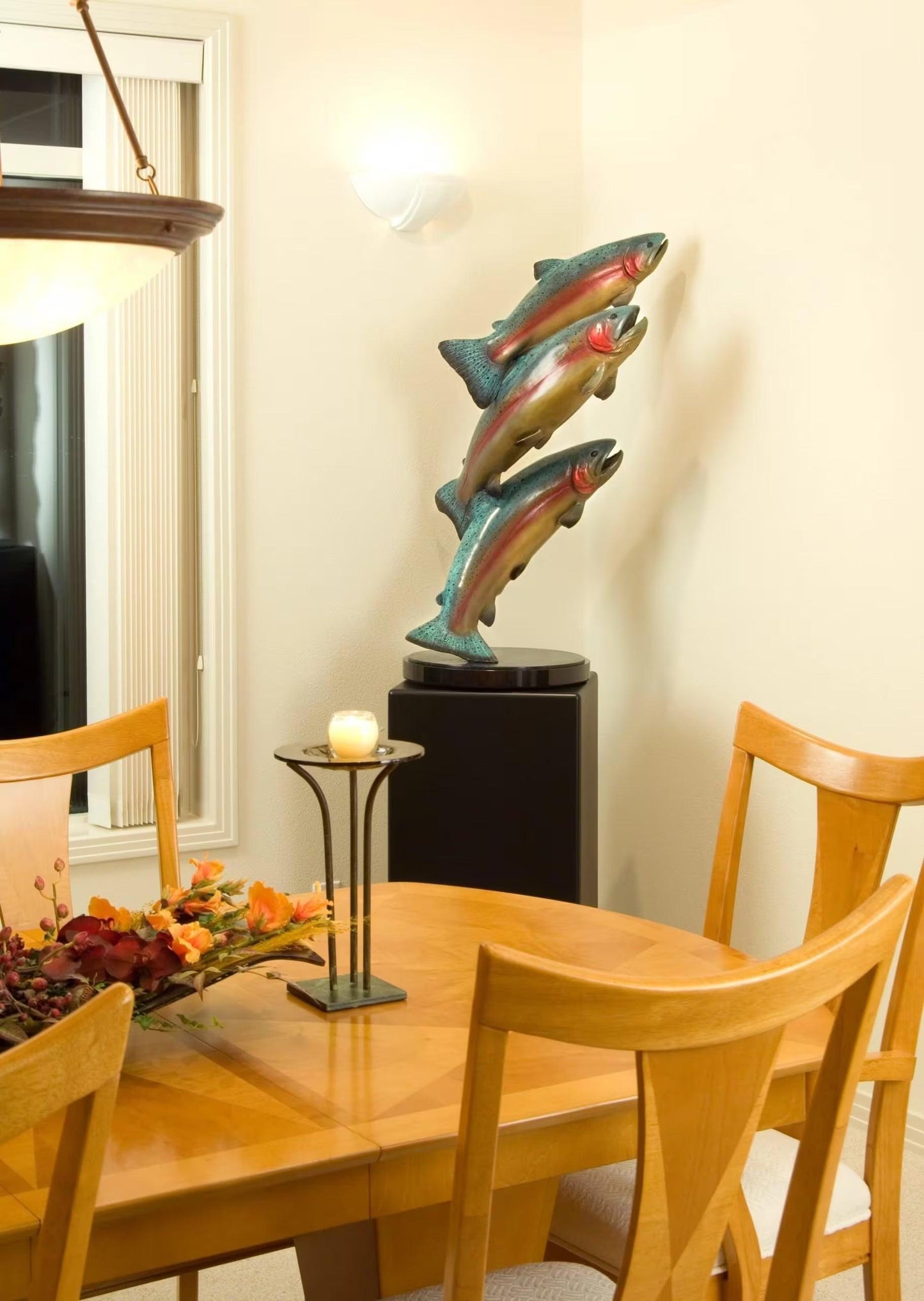 Upriver Challenge-Sculpture-Rip Caswell-Sorrel Sky Gallery