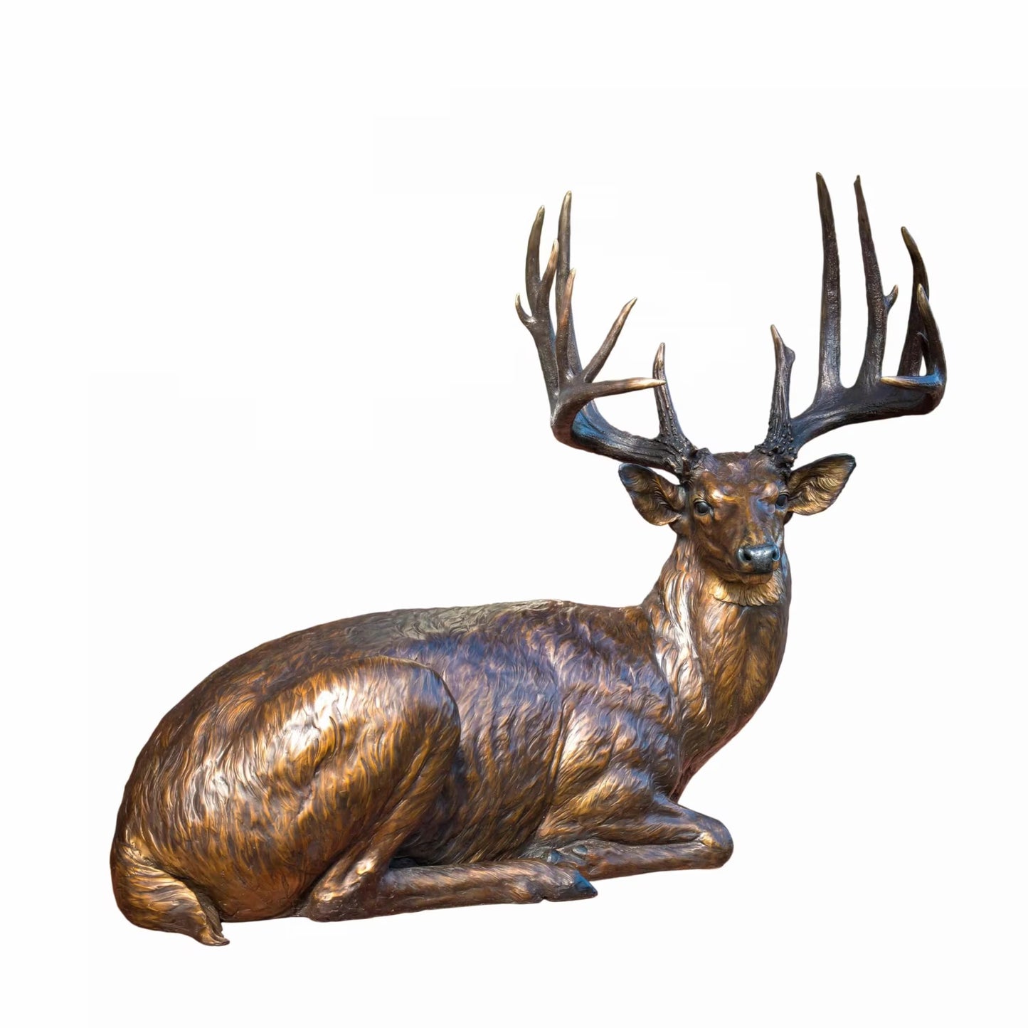White-tailed Deer-Sculpture-Rip Caswell-Sorrel Sky Gallery