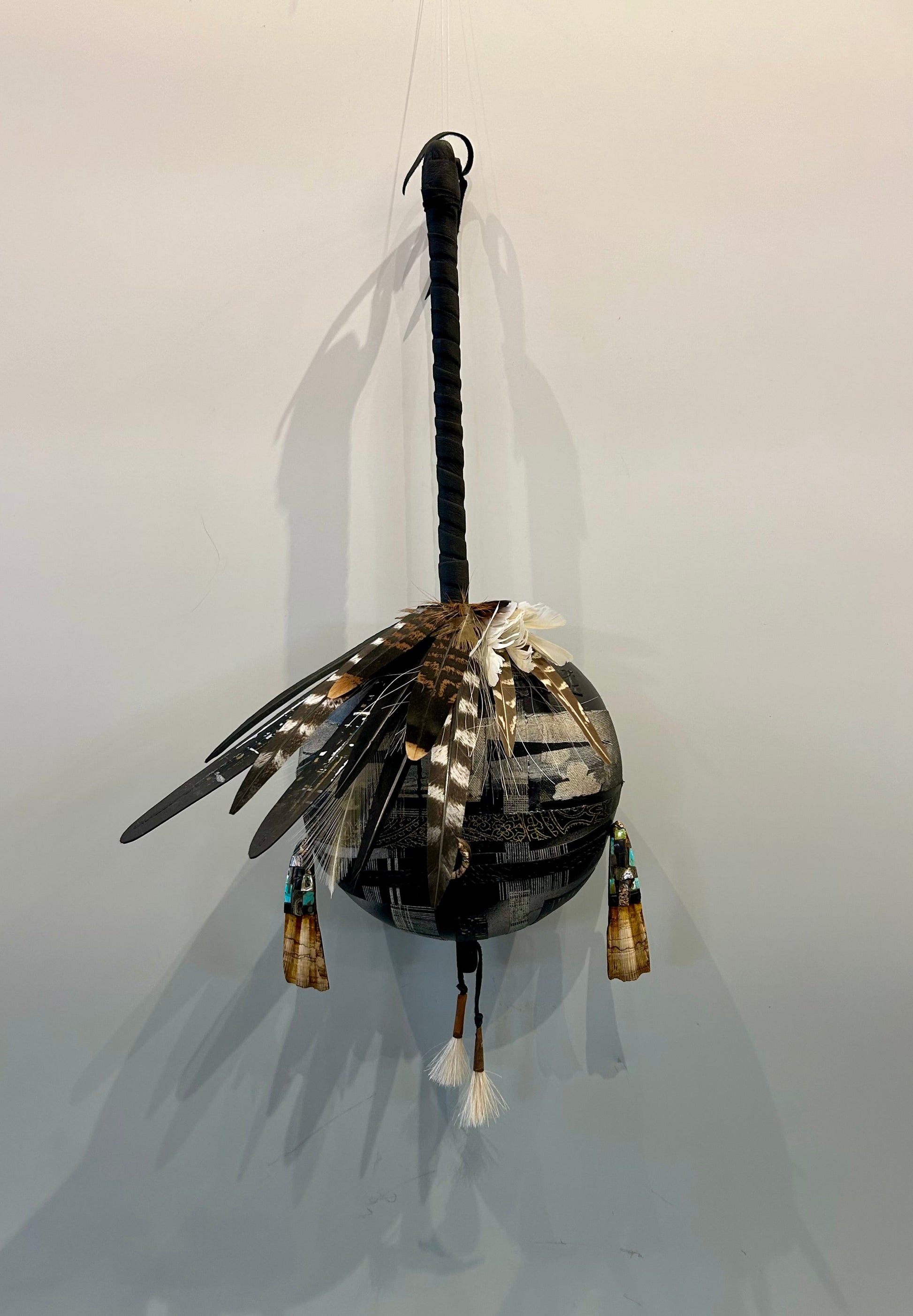 Black Spirit Rattle-Gourd-Robert Rivera-Sorrel Sky Gallery