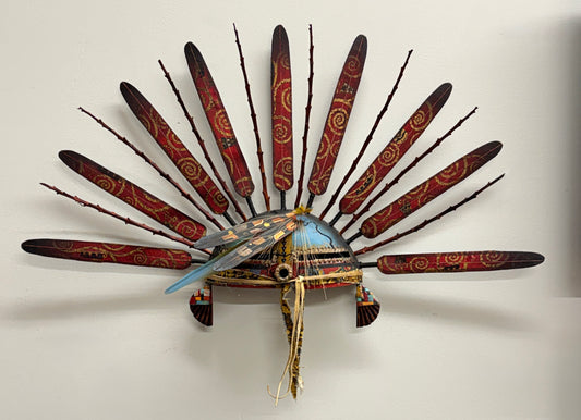 1/2 Kachina Mask-Sculpture-Robert Rivera-Sorrel Sky Gallery