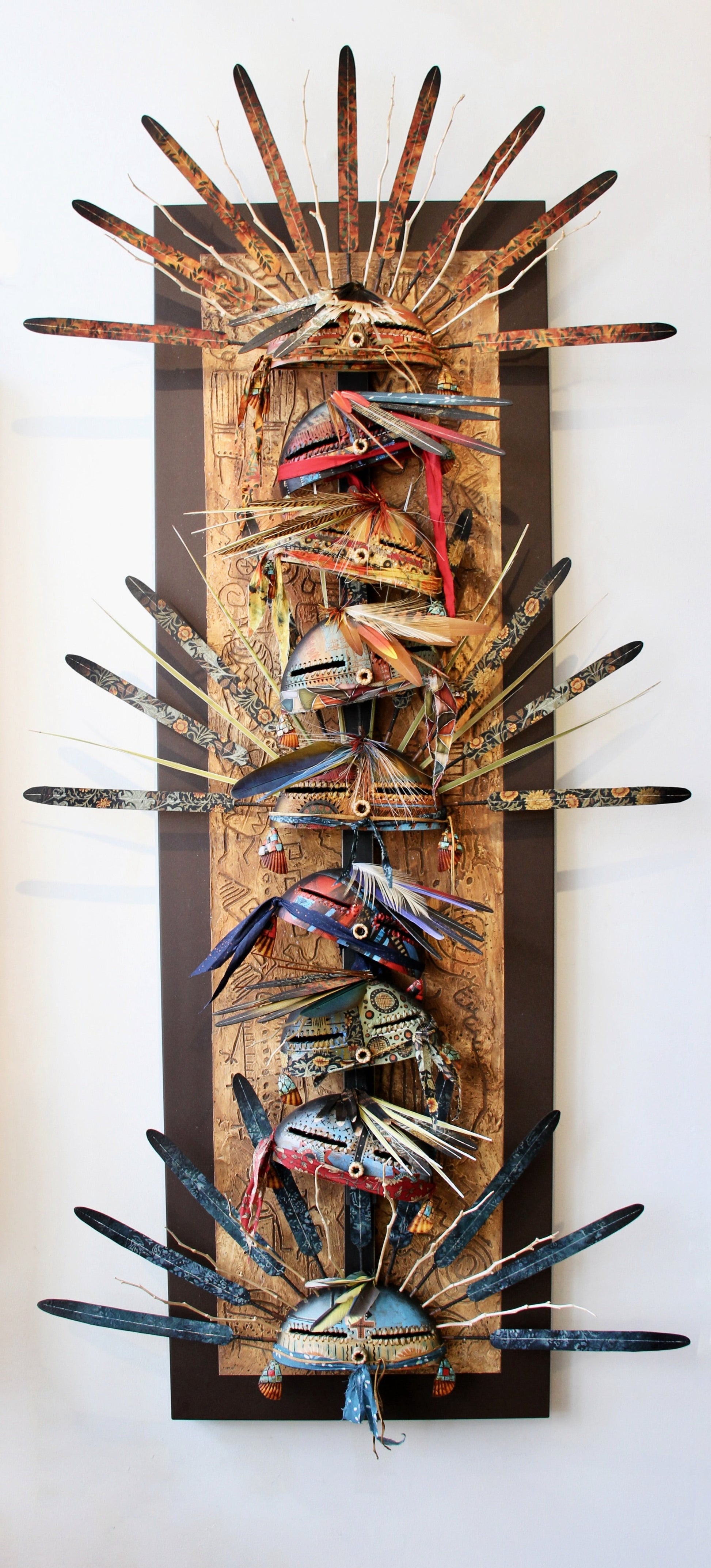 1/2 Kachina Panel-Sculpture-Robert Rivera-Sorrel Sky Gallery