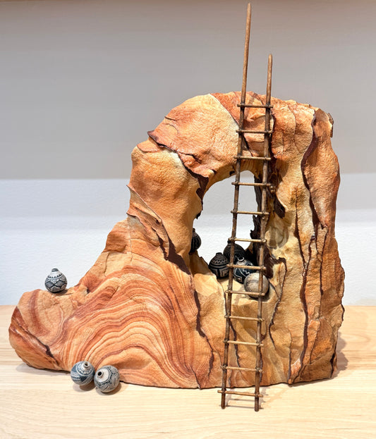 Anasazi Cliff Dwelling-Sculpture-Robert Rivera-Sorrel Sky Gallery