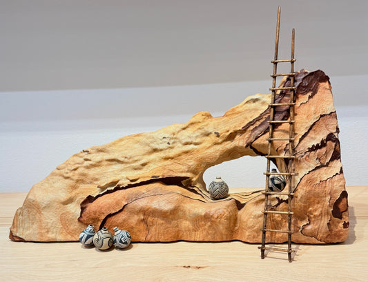Anasazi Cliff Dwelling-Sculpture-Robert Rivera-Sorrel Sky Gallery
