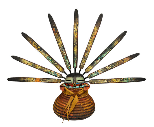 Basket Kachina-Sculpture-Robert Rivera-Sorrel Sky Gallery