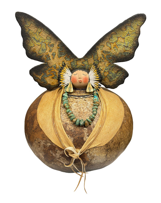 Large Butterfly Maiden-Sculpture-Robert Rivera-Sorrel Sky Gallery