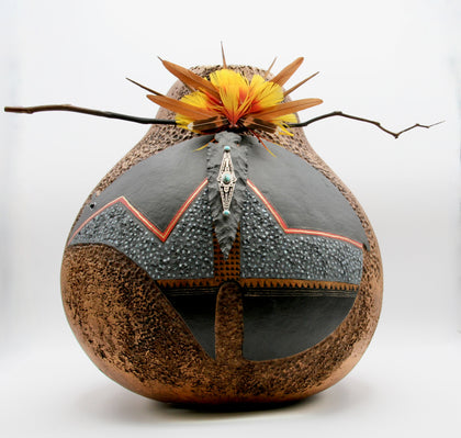 Large Fetish Bear Bowl-Sculpture-Robert Rivera-Sorrel Sky Gallery