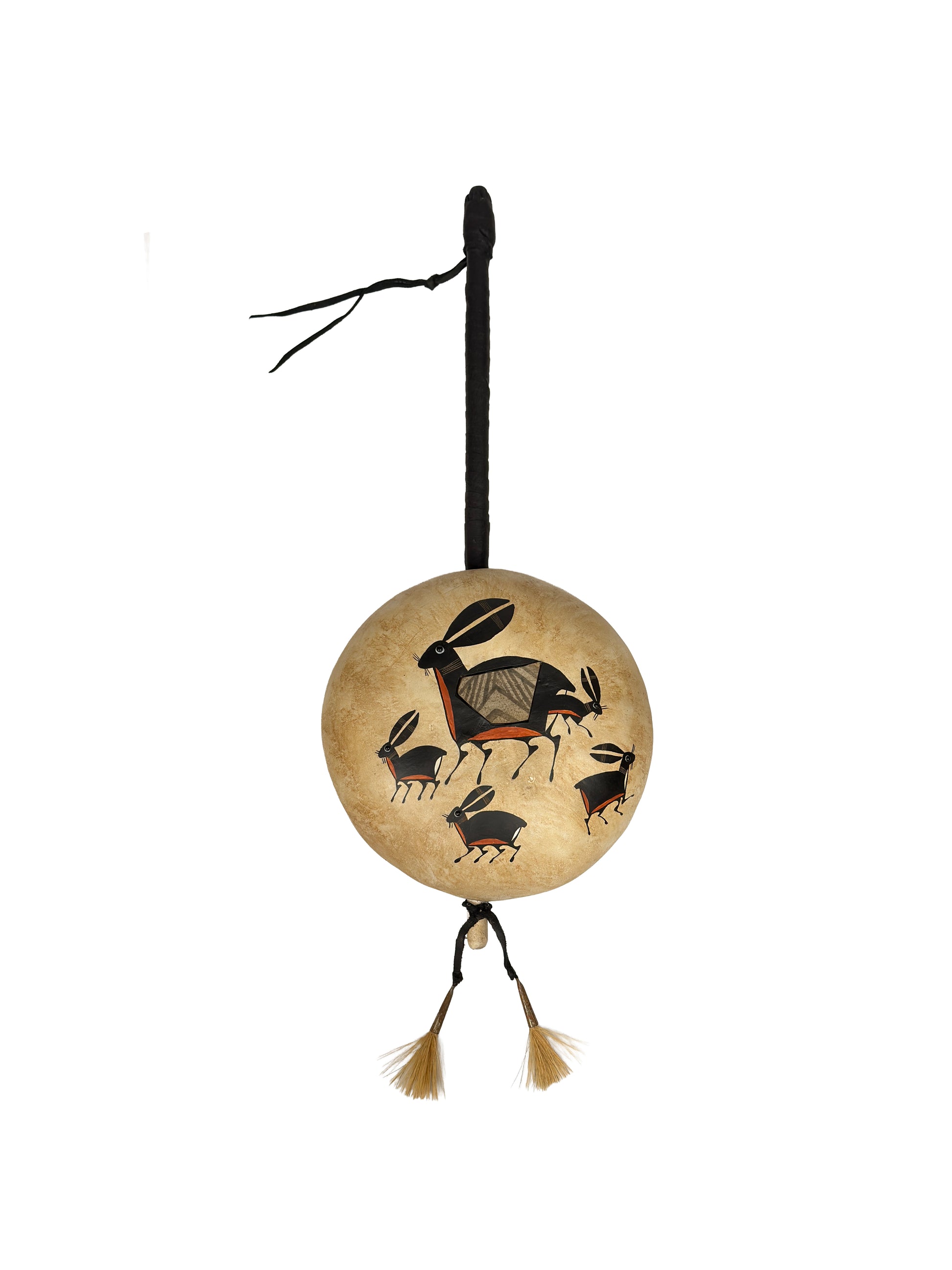 Rabbit Rattle-Sculpture-Robert Rivera-Sorrel Sky Gallery