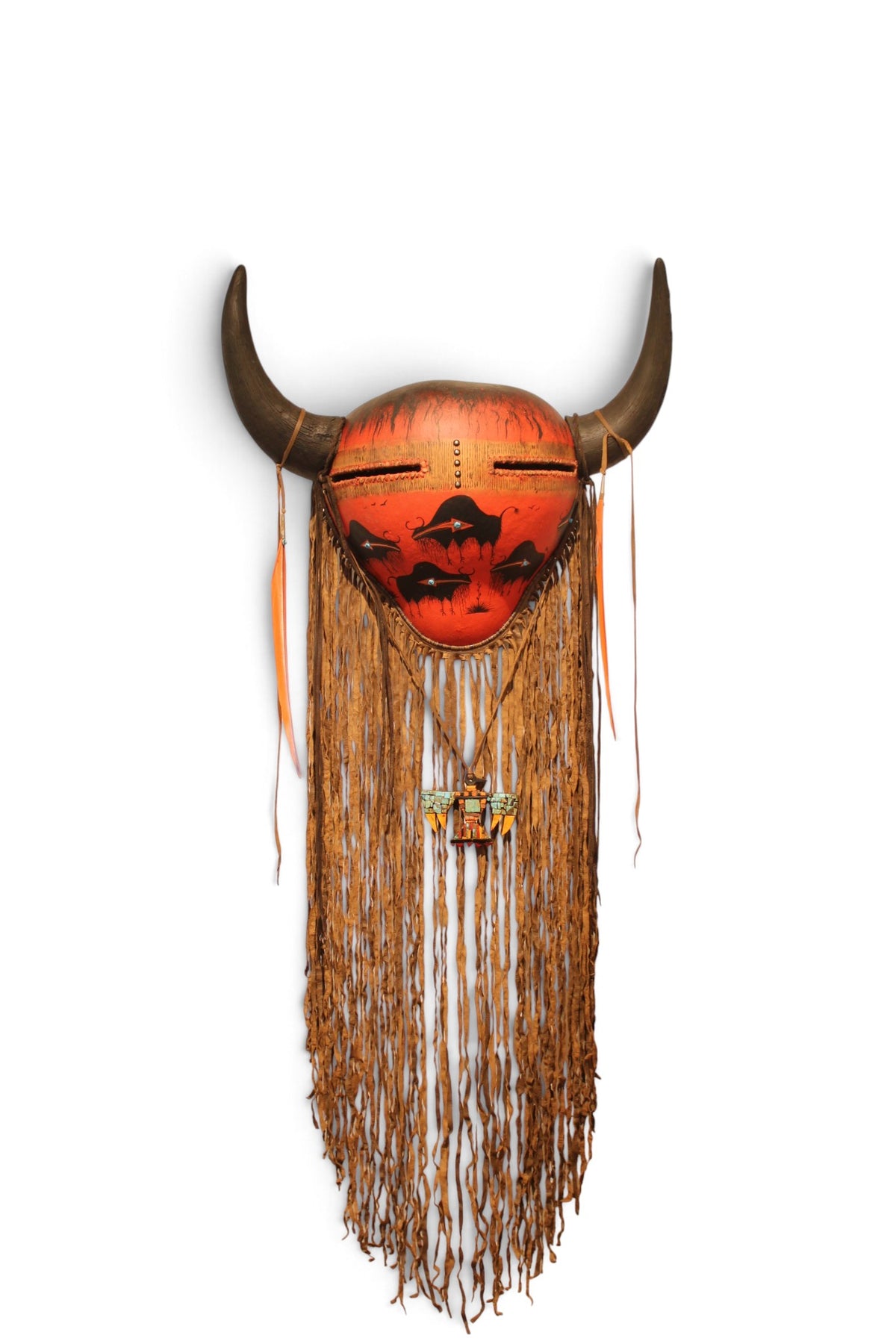 Red Buffalo Mask