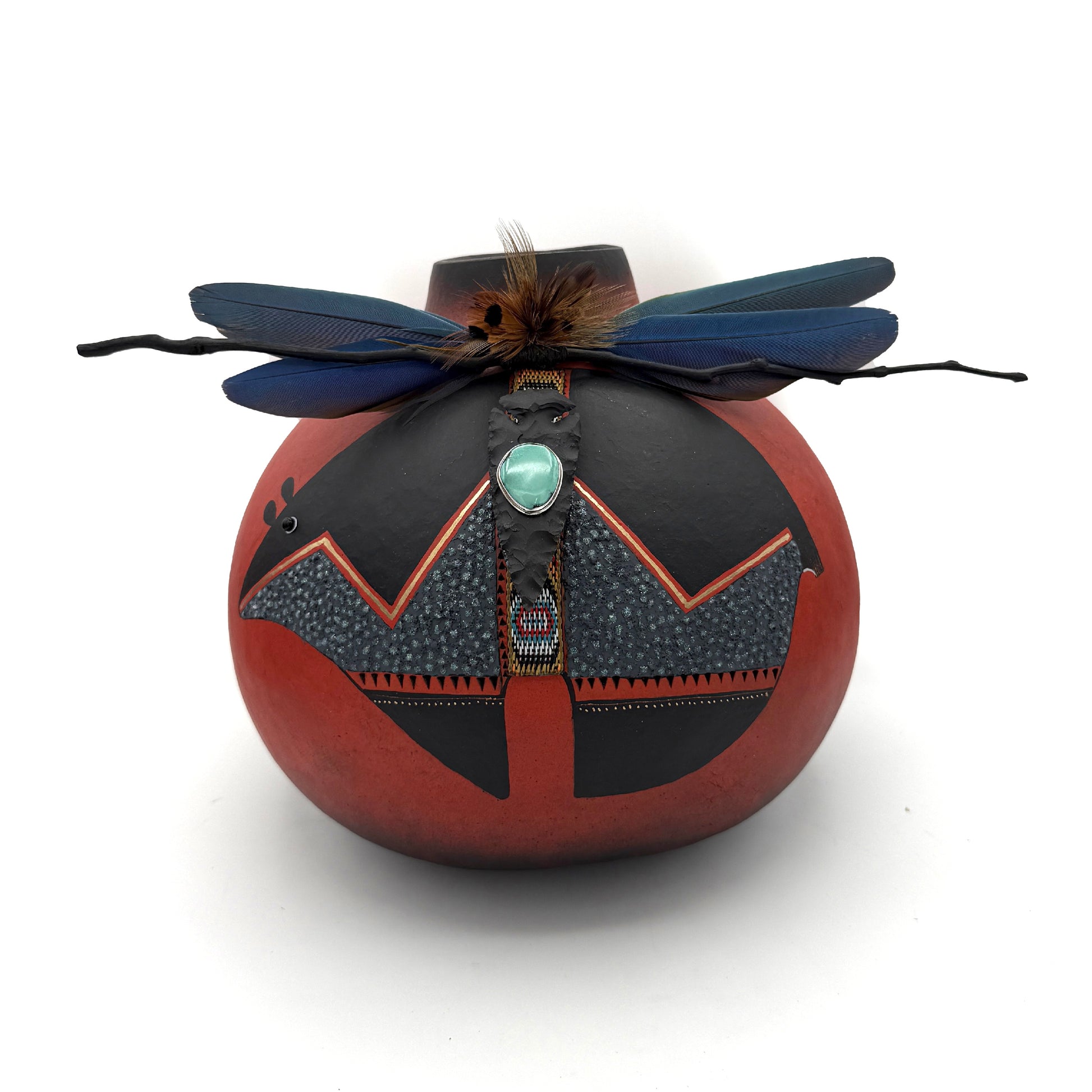 Red Fetish Bear Bowl-Sculpture-Robert Rivera-Sorrel Sky Gallery