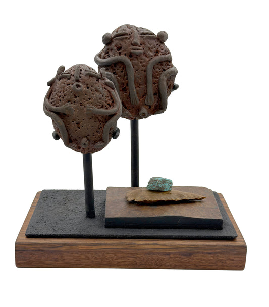Rock Effigy Stone Sculpture-Sculpture-Robert Rivera-Sorrel Sky Gallery